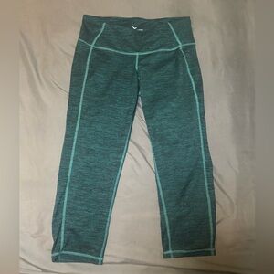 Old Navy Active Teal Striped Leggings